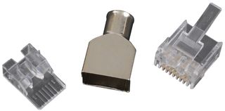 TE CONNECTIVITY / AMP,5-1375204-3,RJ45 MODULAR JACK, 8 VÍAS, 1PUERTO TE CONNECTIVITY / AMP5-1375204-3