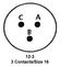 ITT CANNON MS3111P12-3P