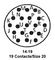 ITT CANNON MS3111F14-19SX