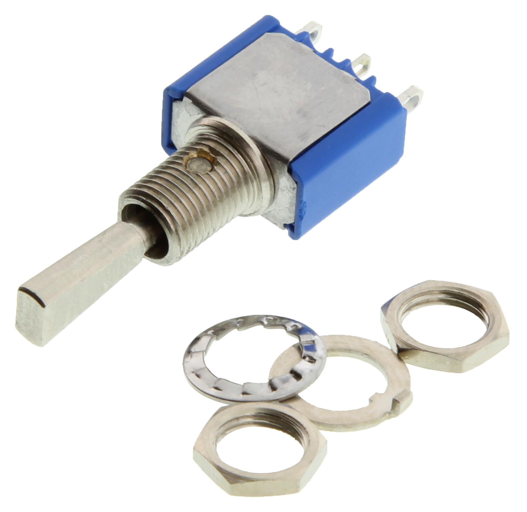 5000 Series SPDT 6 A no Iluminado Panel ON-OFF-ON Interruptor de palanca