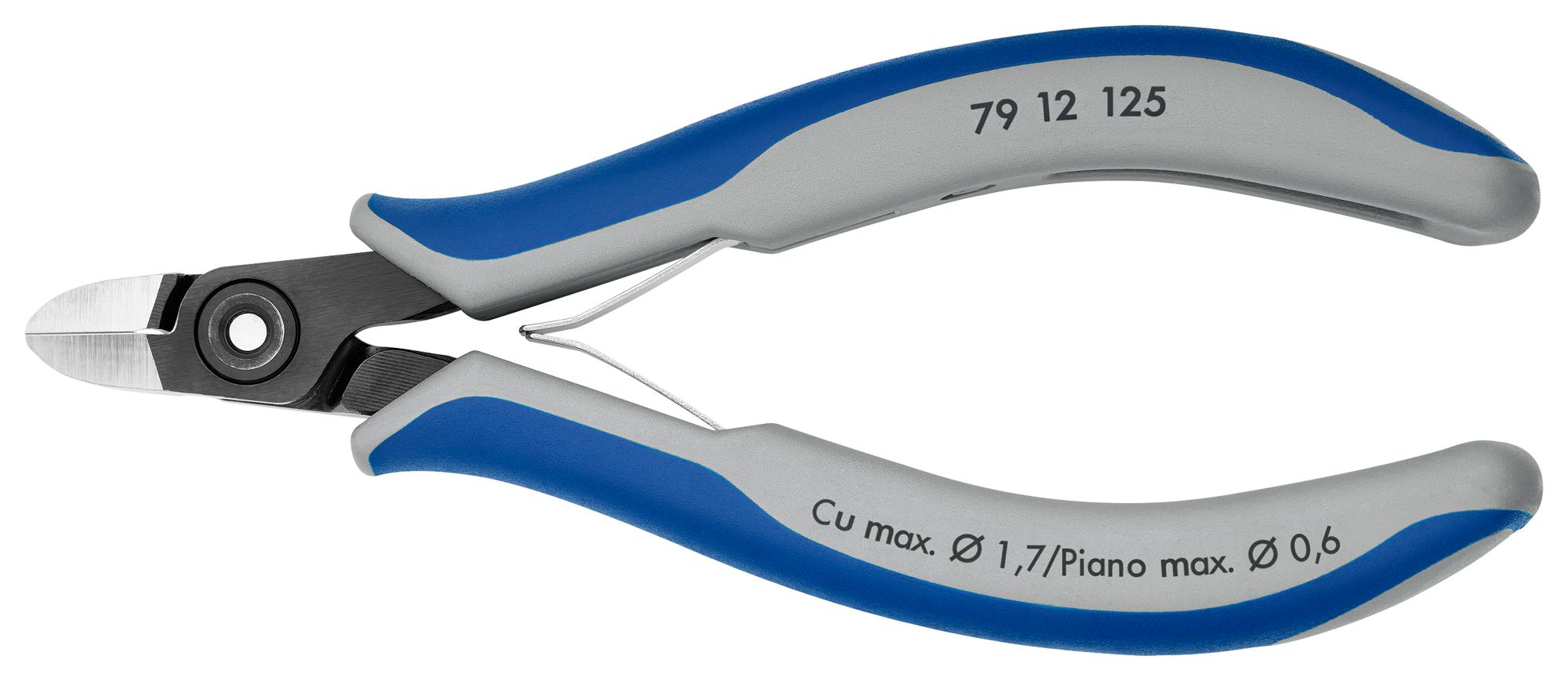 knipex Pince coupante de côté pour l&#39;électronique de précision brunie 125 mm _ 79 12 125