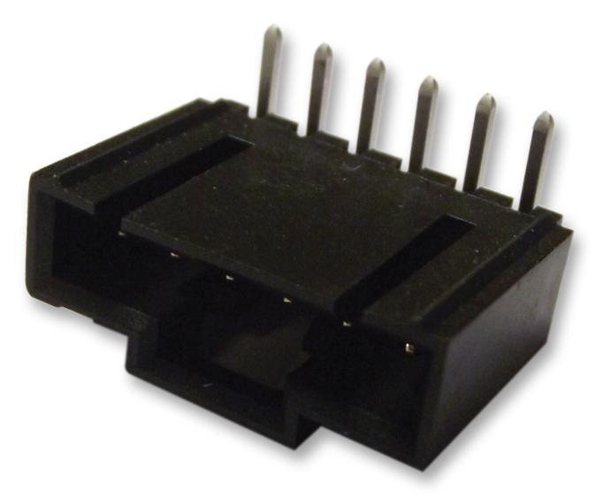 Molex  SL Leiterplatten-Stiftleiste Rechtwinklig, 10-polig / 1-reihig, Raster 2.54mm, Kabel-Platine,