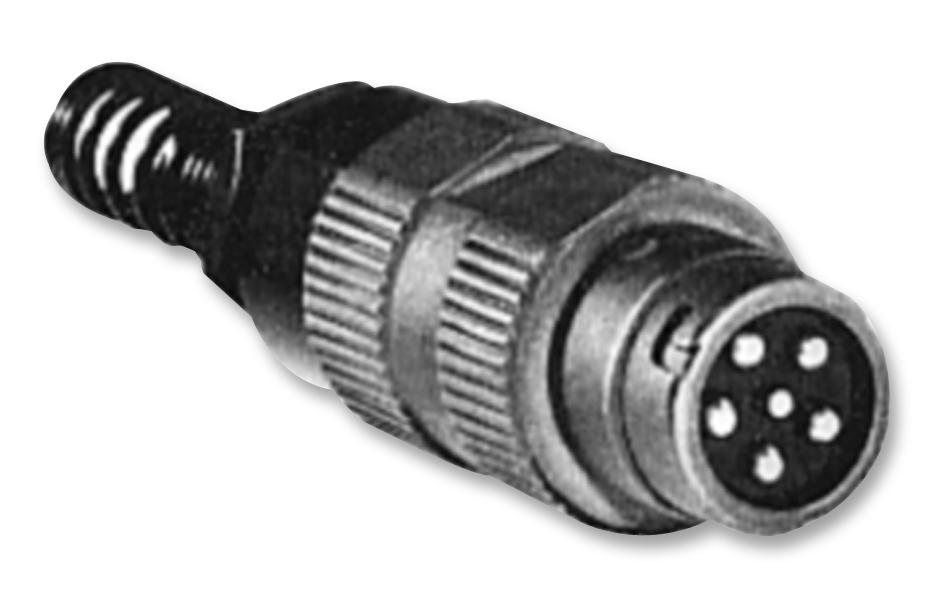 Cooper Interconnect Gc328 Connector, Din Audio, Plug, 6Way