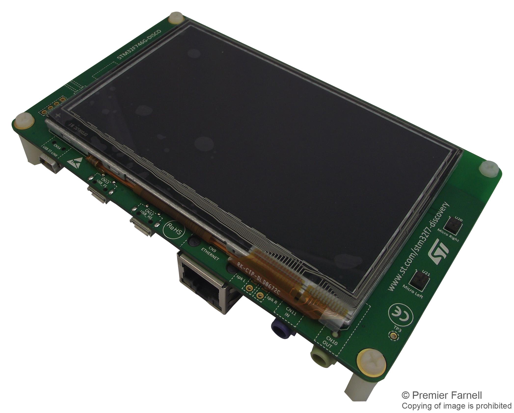 STMicroelectronics Kit di sviluppo, Discovery, STM32F746G-DISCO