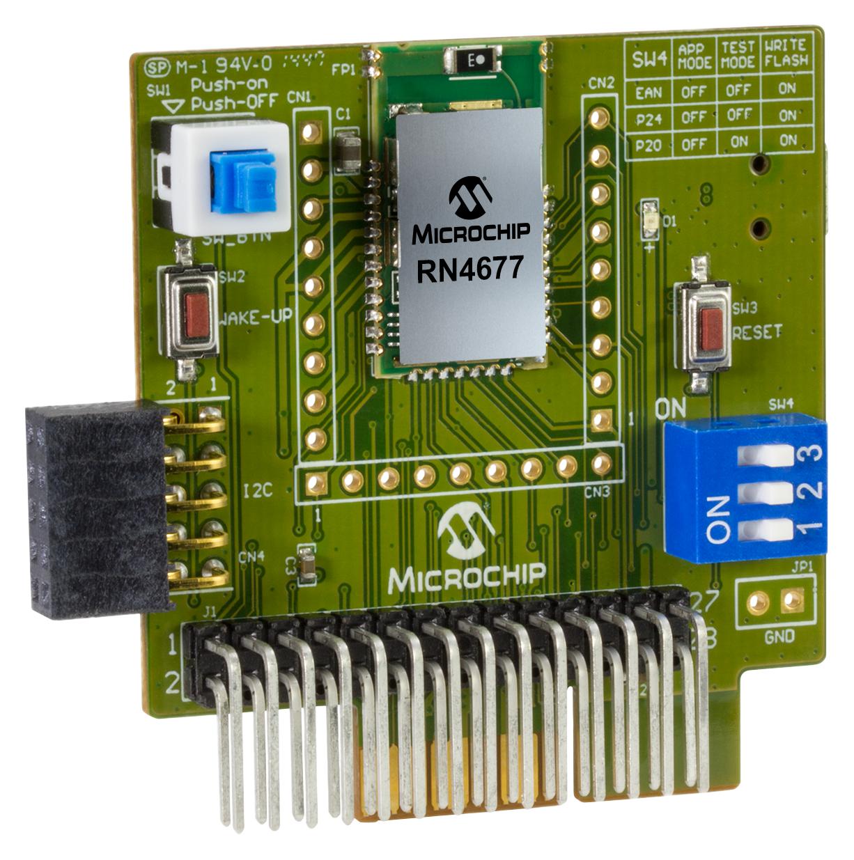 Microchip PICtail Plus RN4677 Bluetooth Smart (BLE) Daughter Board RN-4677-PICTAIL