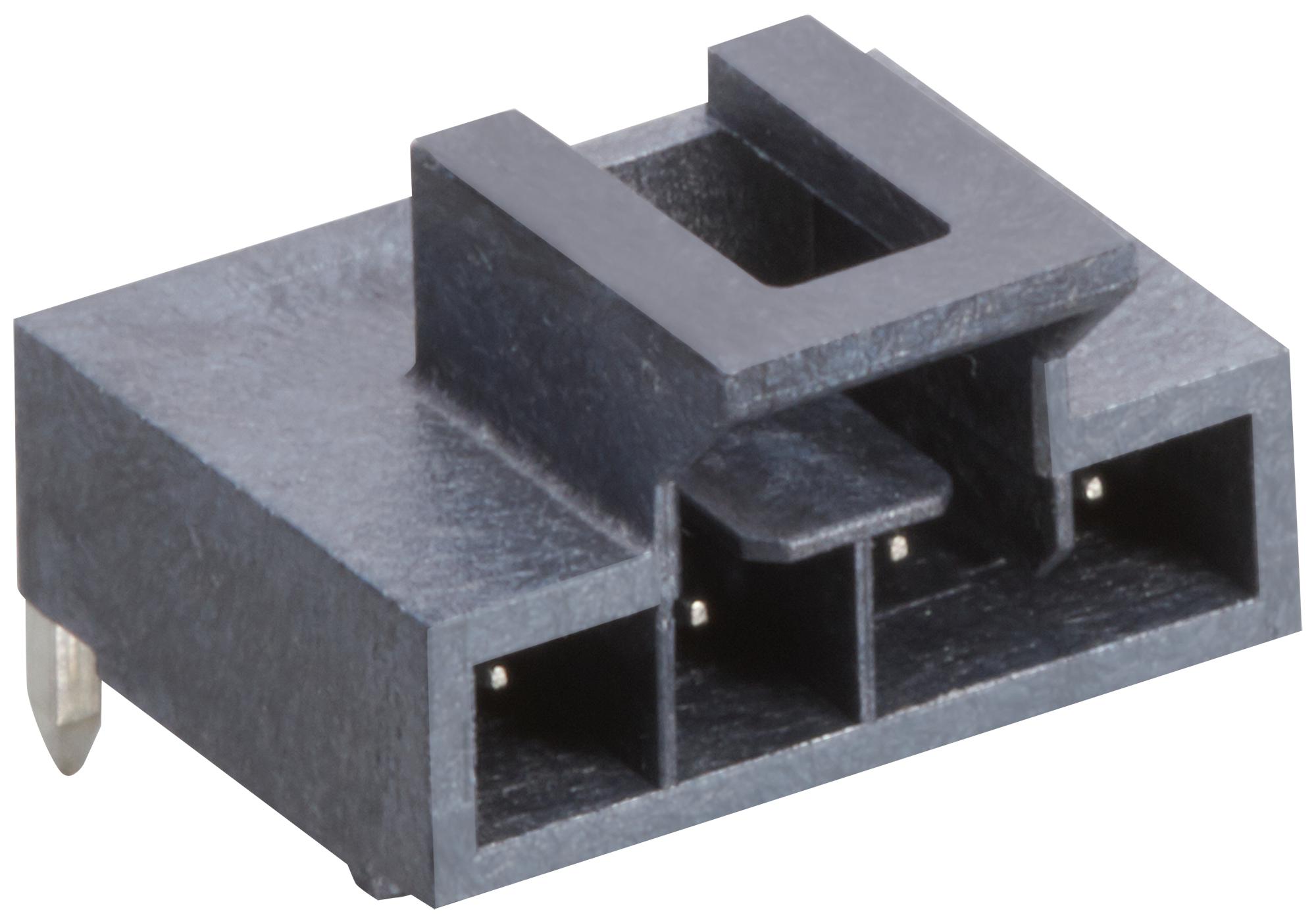 Molex  Nano-Fit Leiterplatten-Stiftleiste Rechtwinklig, 2-polig / 1-reihig, Raster 2.5mm, Kabel-Platine,