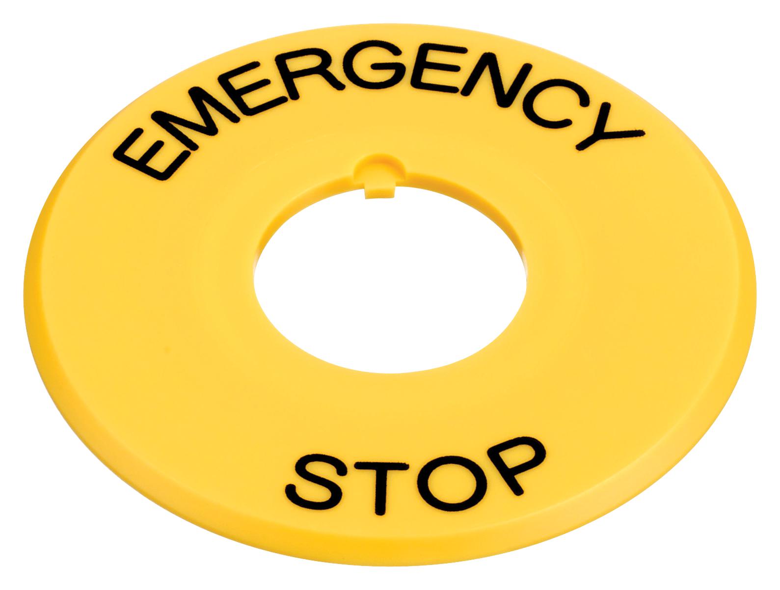 Idec Legend Plate, Emergency Stop