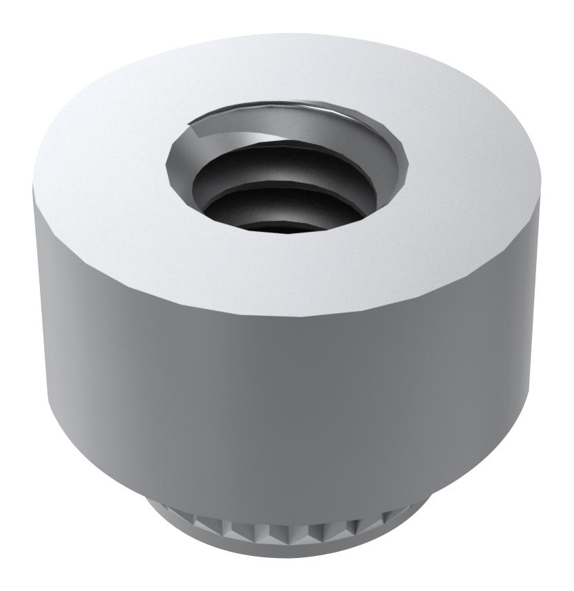 Samtec Distanziale tondo in Acciaio inox , diametro 6.35mm foro 4, altezza corpo 3.18mm, per viti 4, SO-0318-04-01-02