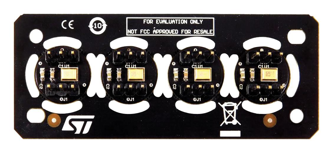 STMicroelectronics Microphone Coupon Board Based on the MP23ABS1 Analog MEMS Sensors
