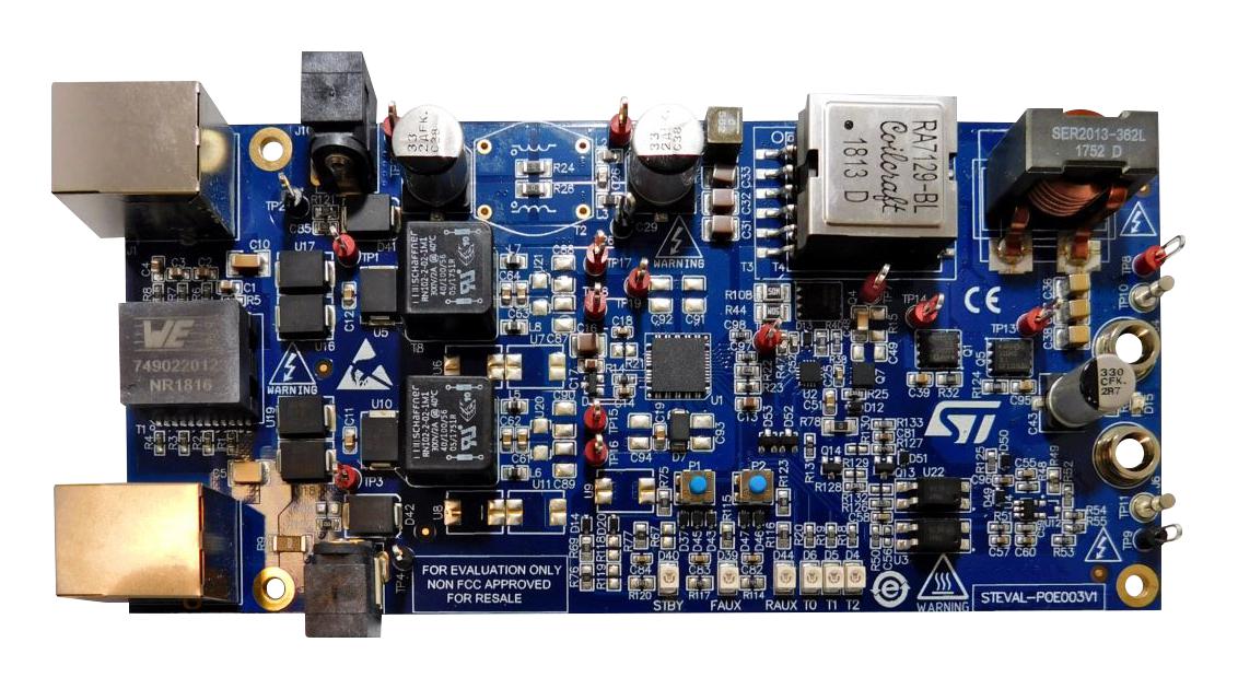 STMicroelectronics Scheda di valutazione per High Efficiency Conversion Evaluation Board PM8805, STEVAL-POE003V1