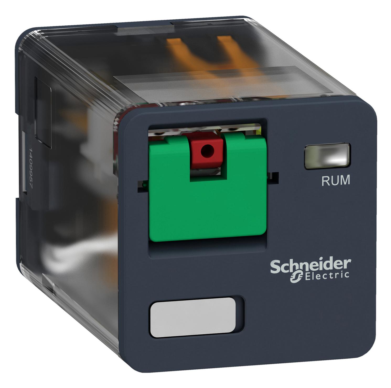 Schneider Electric Rumc31P7 Power Relay, 3Pdt, 10A, 250Vac