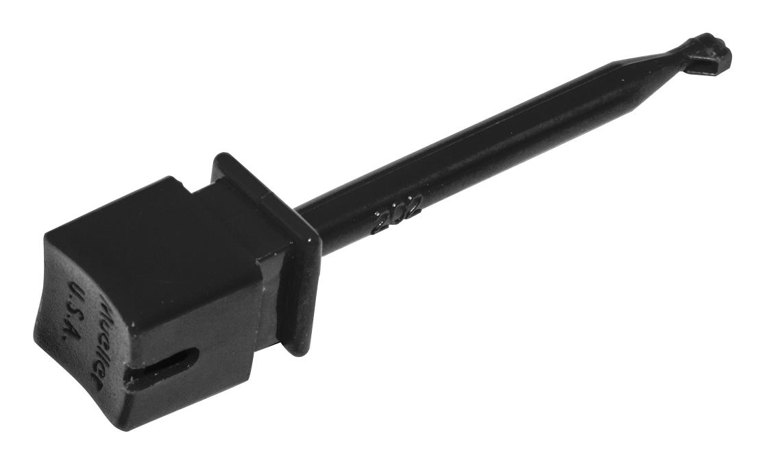 Mueller Electric Black Hook Clip, 10A Rating