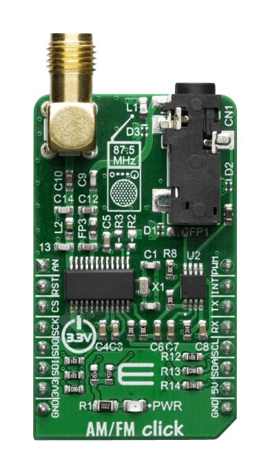 MikroElektronika AM/FM Click Mikroe-3800 WiFi Development Kit MIKROE-3800