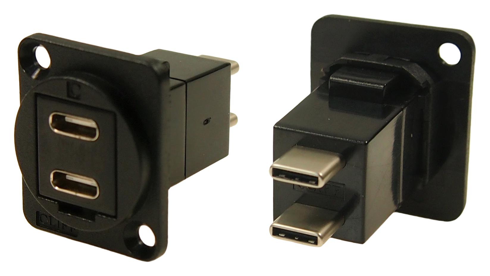 Cliff Electronic Components Cp30212 Dual Usb Type C Rcpt-Plug, 24Pos