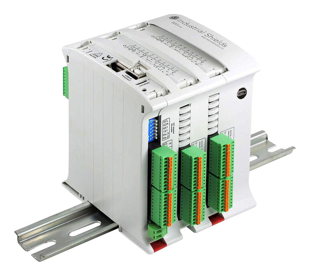 Industrial Shields  Module E/S pour automate, série MDUINO, 26 entrées, 16 sorties, Analogue, Digital