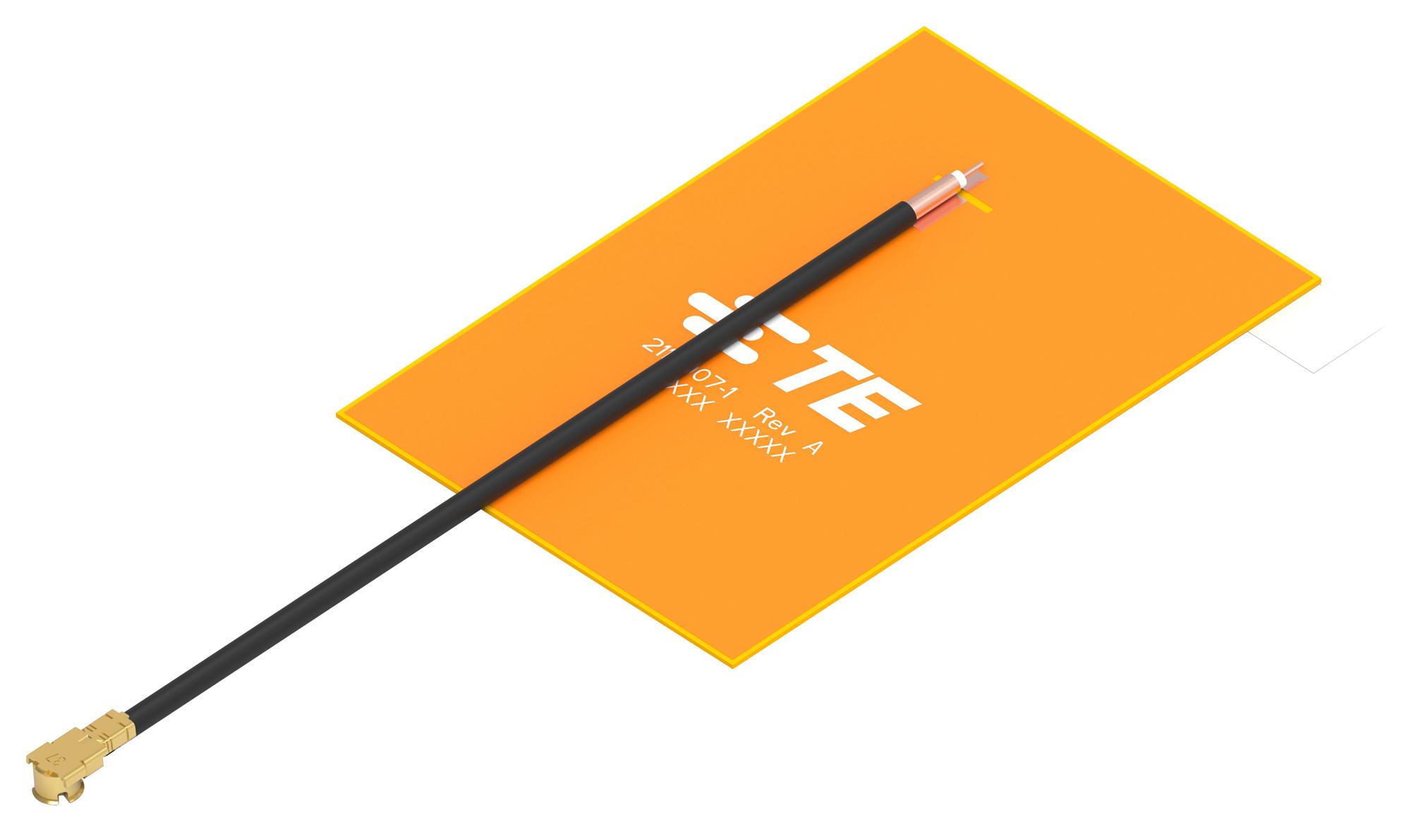 TE Connectivity 2118907-1 Whip WiFi Antenna with IPEX Connector, Bluetooth (BLE), WiFi