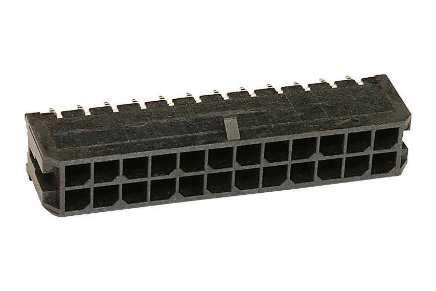 Molex  Micro-Fit 3.0 Leiterplatten-Stiftleiste Gerade, 24-polig / 2-reihig, Raster 3.0mm, Kabel-Platine,