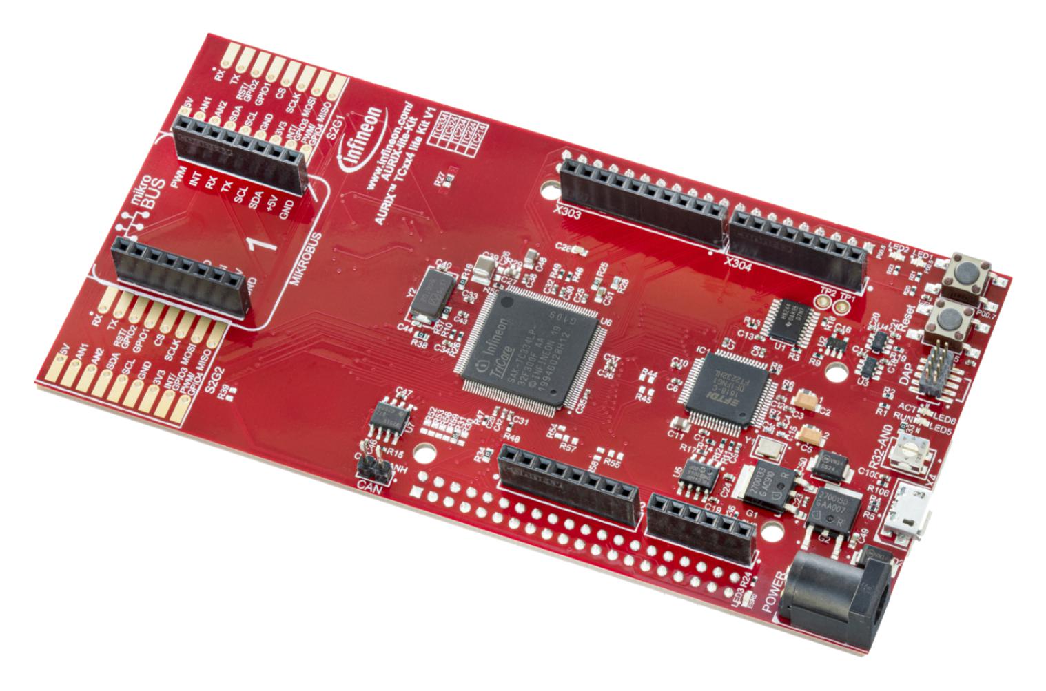 Infineon AURIXTM TC334 lite kit 32 Bit Microcontroller Development Kit KITA2GTC334LITETOBO1