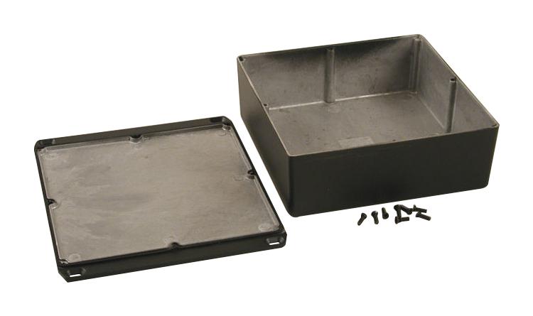 Hammond 1590WFFLBK Watertight Diecast Enclosure Flanged Lid 187.5x...