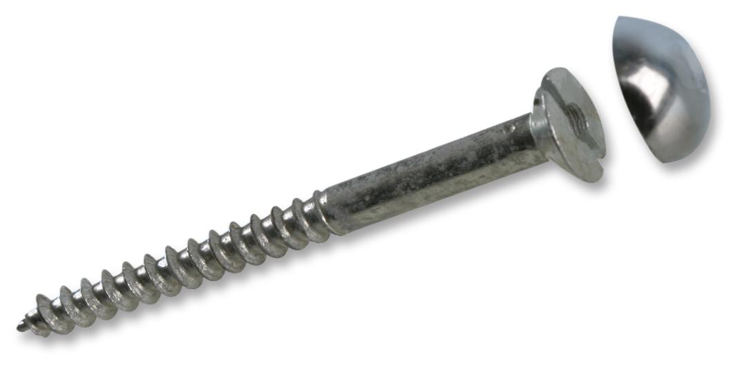 Duratool Ms112Cp Mirror Screws 8X1.1/2, Pk10
