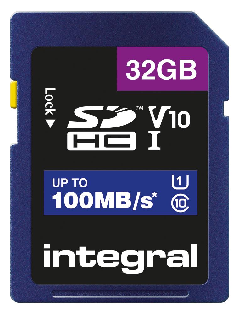 INTEGRAL V10 Class 10 SD Memory Card - 32 GB