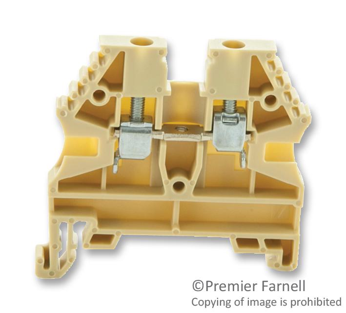 IMO PRECISION CONTROLS ER2.5BEIGE Bloques De Terminales Para Montaje En Carril DIN