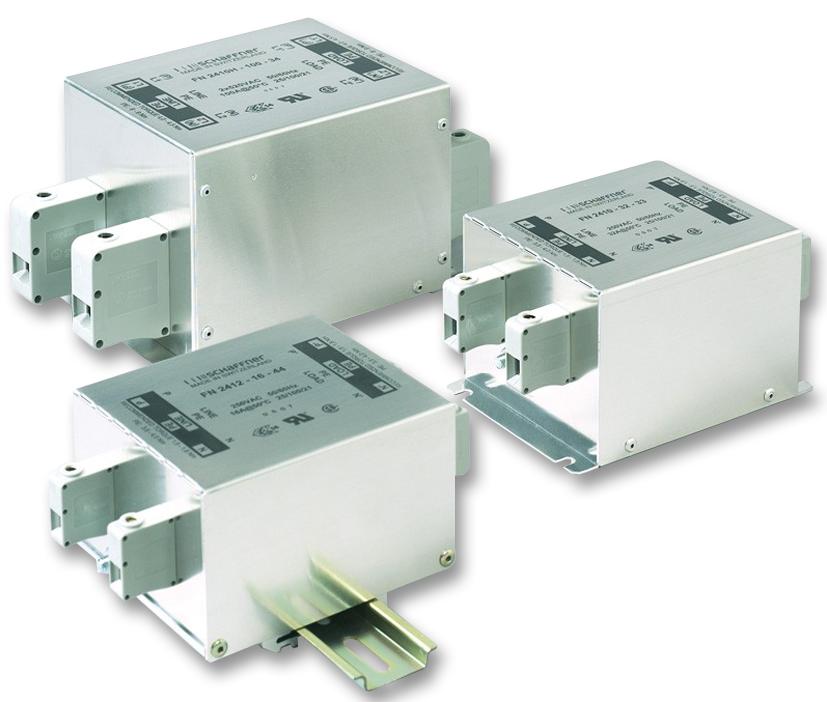 SCHAFFNER - TE CONNECTIVITY FN2410-25-33 Filtros Para Línea De Alimentación