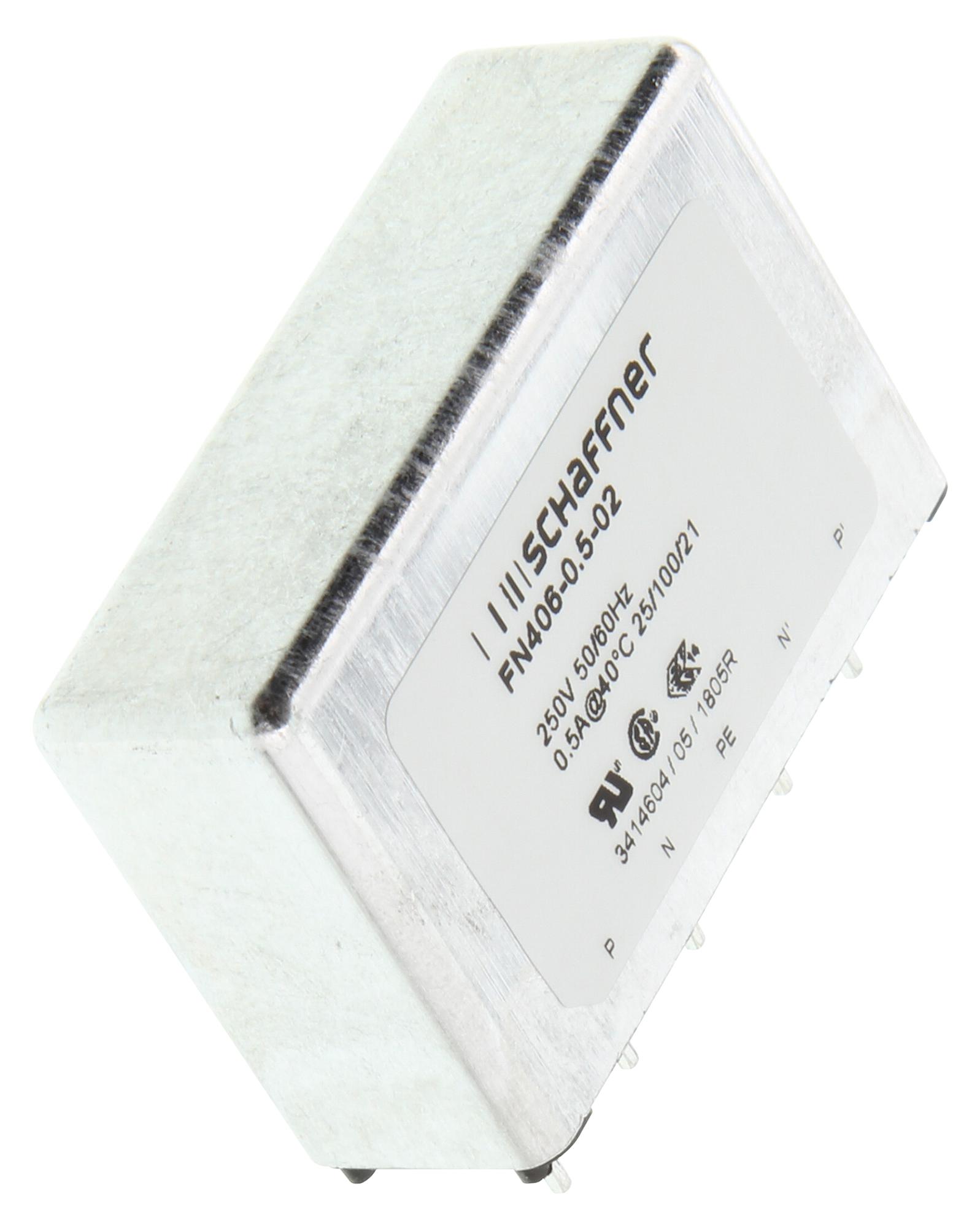 SCHAFFNER - TE CONNECTIVITY FN406-0.5-02 Filtros Para Línea De Alimentación