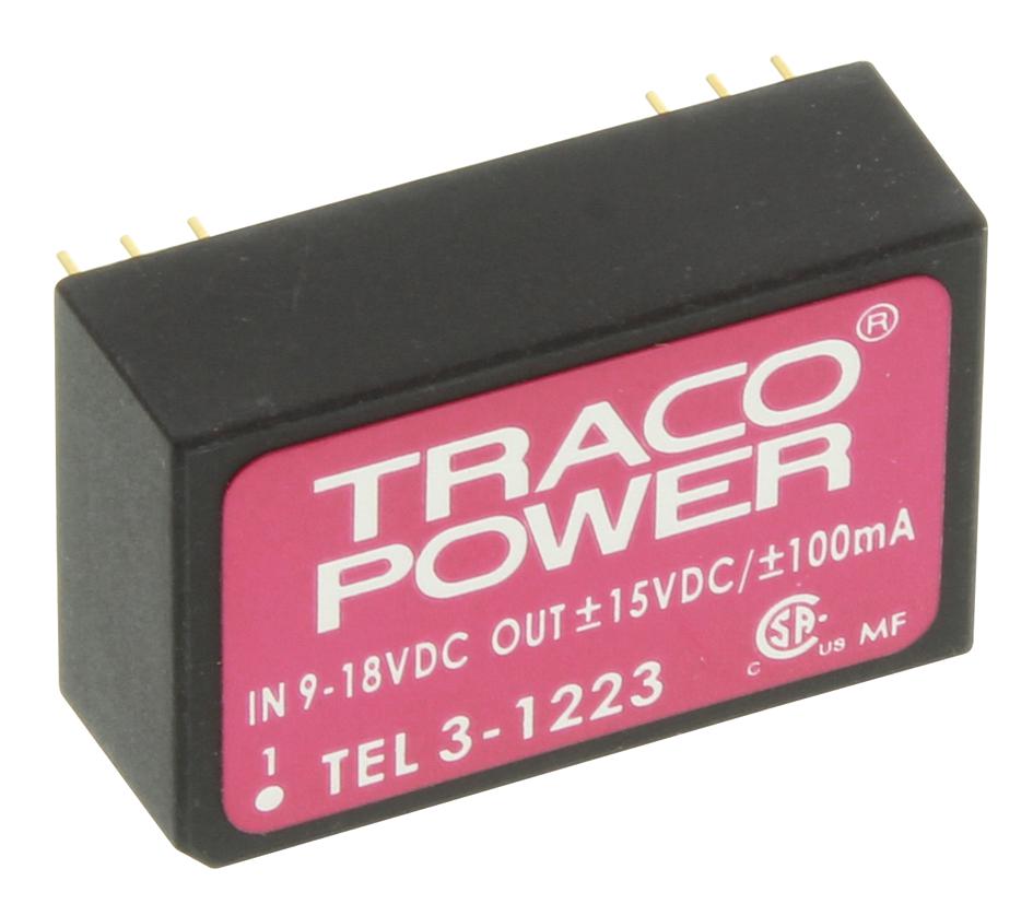 TRACO POWER TEL 3-1223 Convertidores DC / DC Aislados De Montaje Pasante