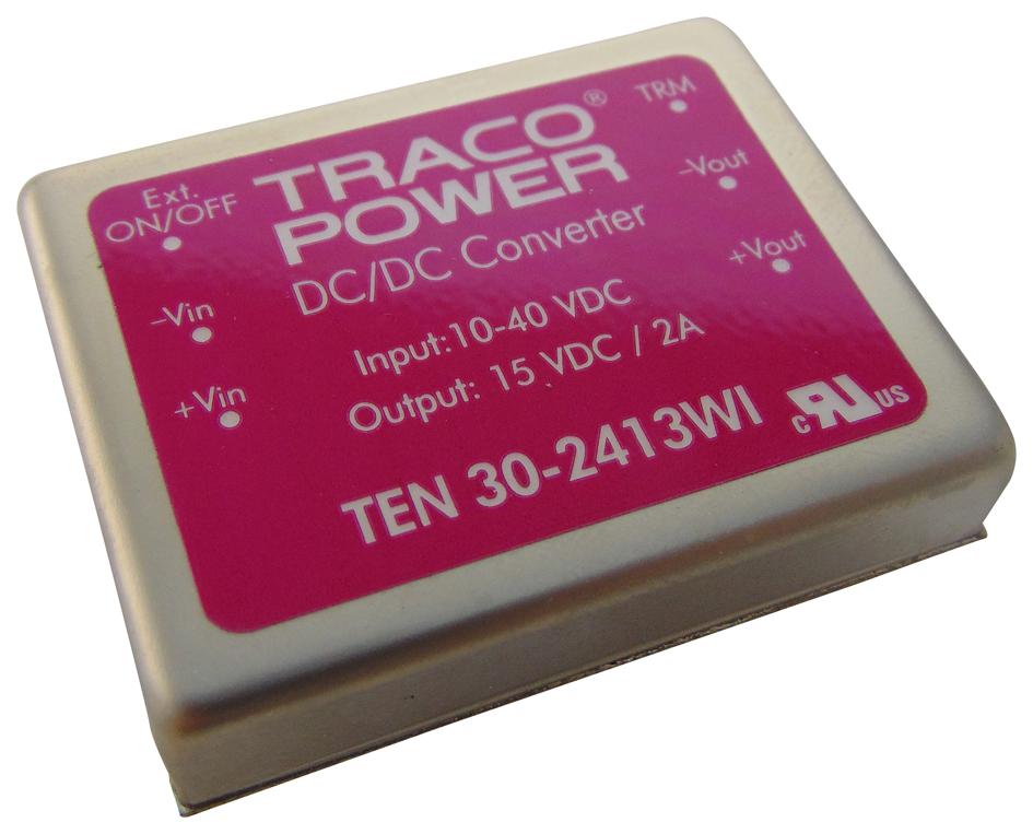 TRACO POWER TEN 30-2413WI Convertidores DC / DC Aislados De Montaje Pasante