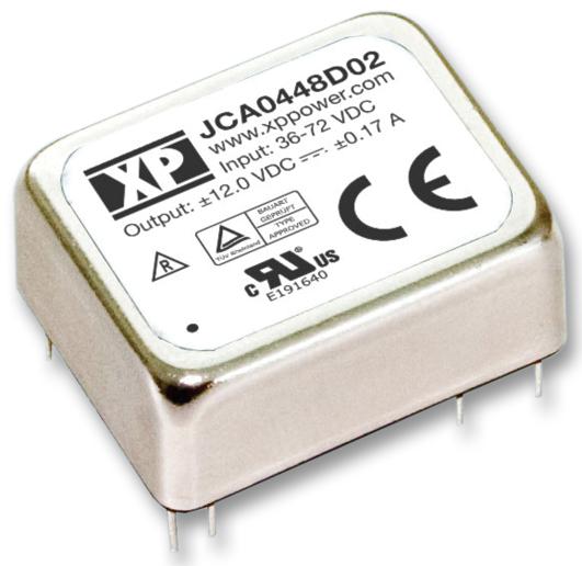 XP POWER JCA0424S03 Convertidores DC / DC Aislados De Montaje Pasante