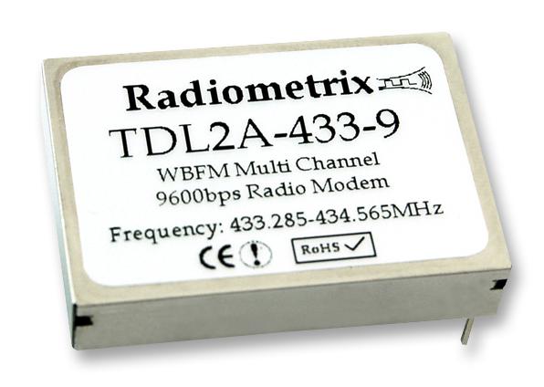 RADIOMETRIX TDL2A-433-9 Transceptores RF - Banda ISM Sub 2,4GHz