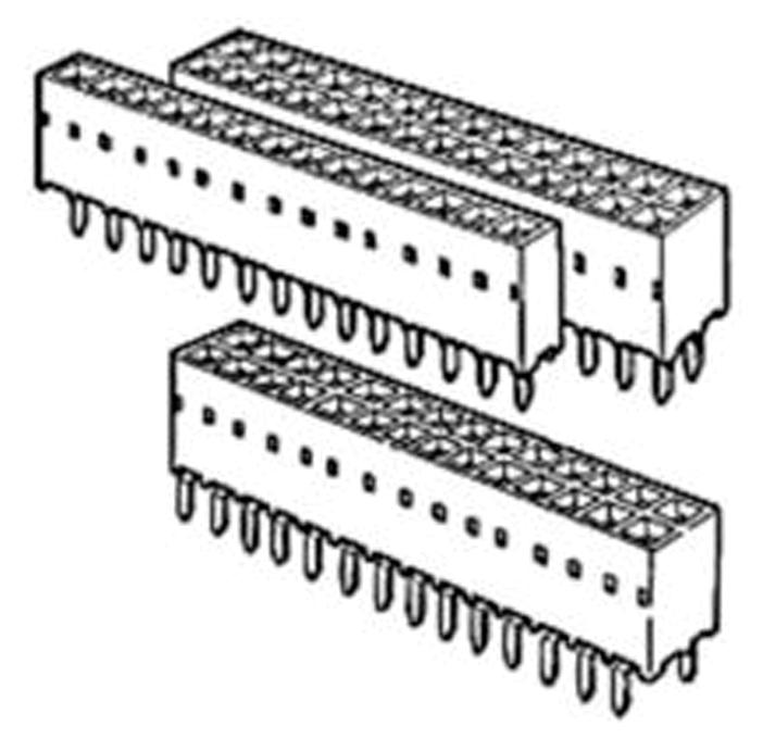 AMPHENOL COMMUNICATIONS SOLUTIONS 75915-303LF Conectores Hembra Para PCB