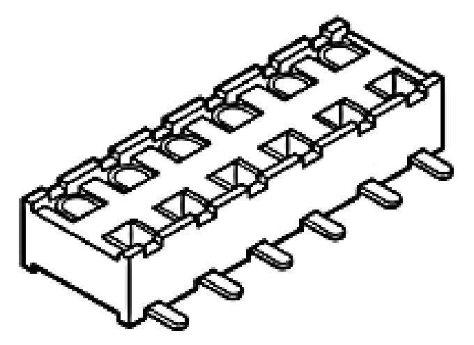 AMPHENOL COMMUNICATIONS SOLUTIONS 91596-124TRLF Conectores Hembra Para PCB