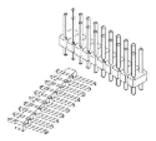 AMPHENOL COMMUNICATIONS SOLUTIONS 91601-306LF Conectores Hembra Para PCB