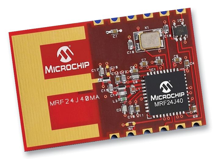 MICROCHIP MRF24J40MA-I/RM Transreceptores RF - Banda ISM De 2,4GHz En Adelante