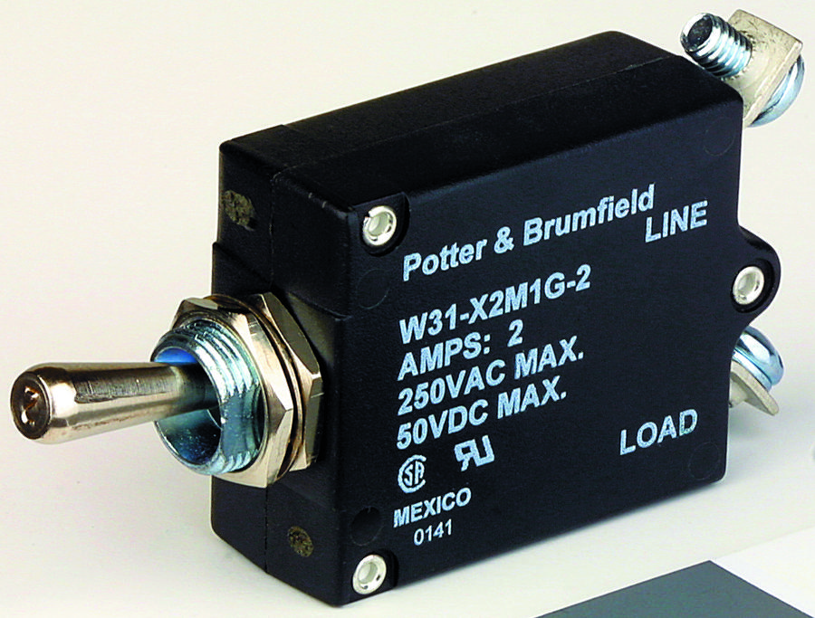 POTTER&BRUMFIELD - TE CONNECTIVITY W31-X2M1G-10Â… Disyuntores Térmicos