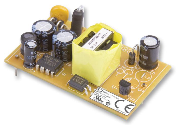 XP POWER VCP05US05 Convertidores De Montaje En PCB (AC / DC)