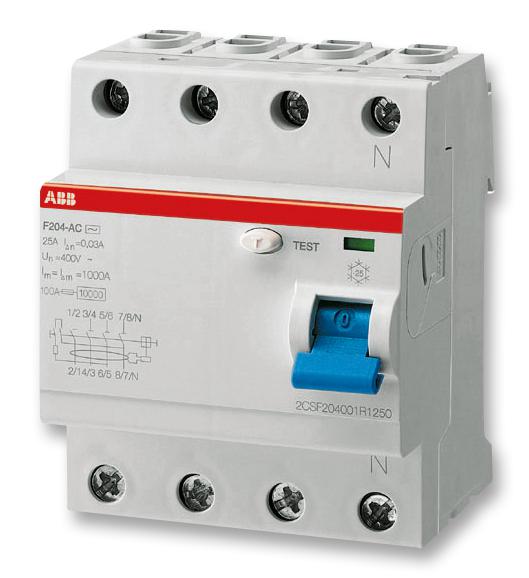 ABB F204AC-63/0.03 Disyuntores Magnetotérmicos