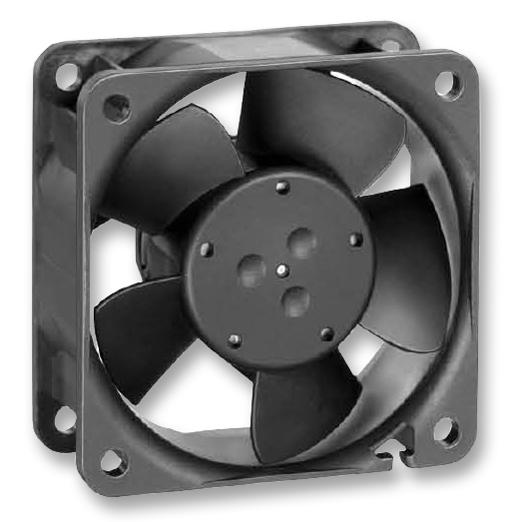 ebm-papst 600 N Series Axial Fan, 12 V dc, DC Operation, 42m³/h, 1.5W, 60 x 60 x 25mm