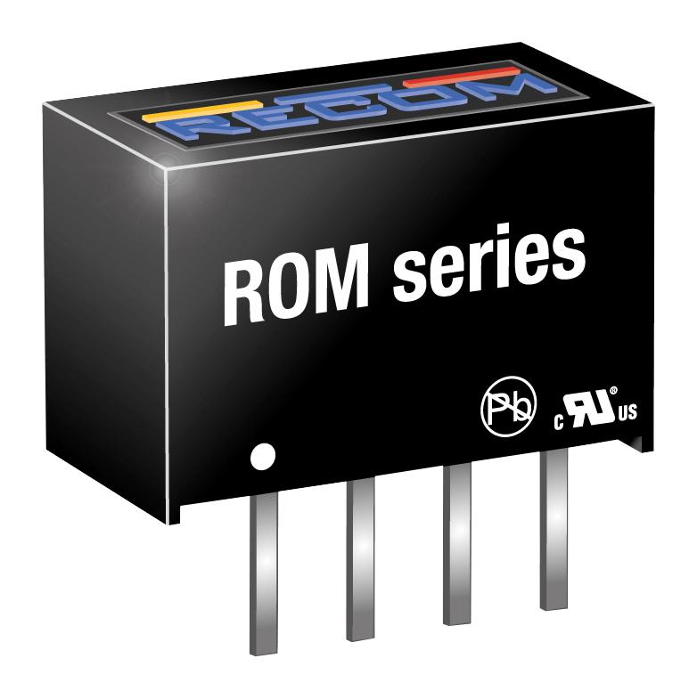 RECOM POWER ROM-1212S Convertidores DC / DC Aislados De Montaje Pasante