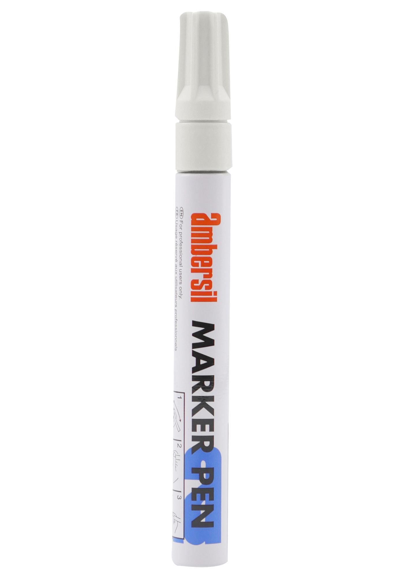 AMBERSIL MARKER PEN WHITE, 3MM Pinturas Y Revestimientos