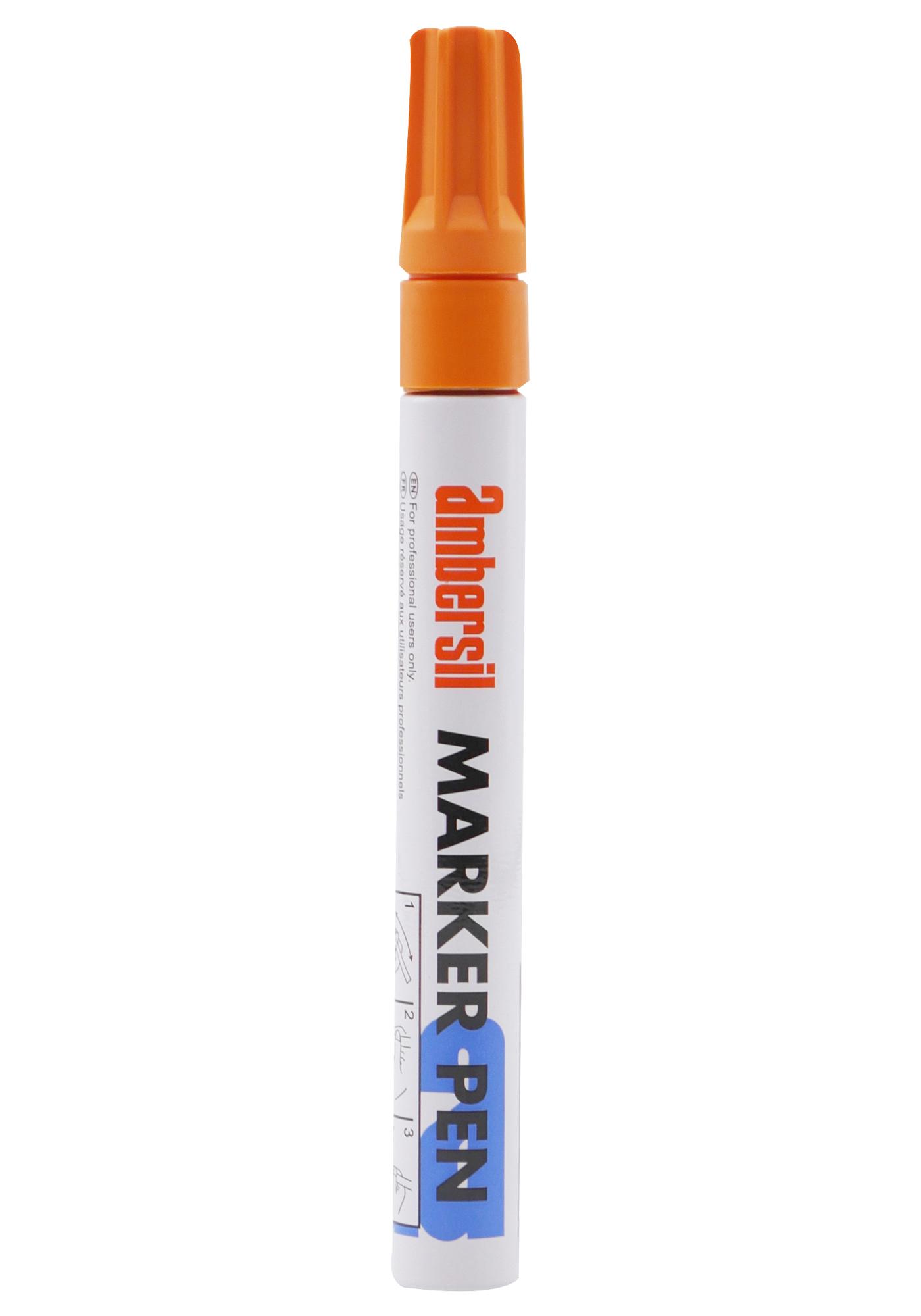 AMBERSIL MARKER PEN ORANGE, 3MM Pinturas Y Revestimientos