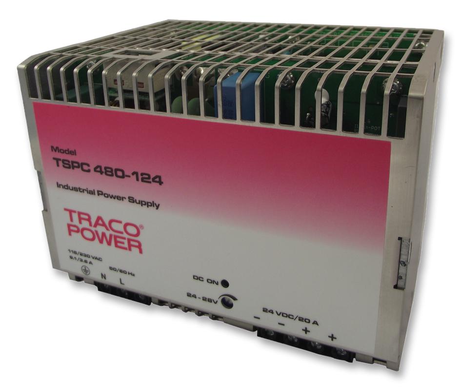 TRACO POWER TSPC 480-124 Convertidores De Montaje En Carril DIN (AC / DC)