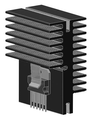 FISCHER ELEKTRONIK SK 589 50 Disipadores De Calor Por Convección Natural