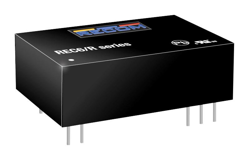 RECOM POWER REC6-2412DRW/R10/A Convertidores DC / DC Aislados De Montaje Pasante