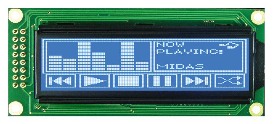 MIDAS DISPLAYS MC144032A6WC-BNMLW Pantallas LCD Gráficas