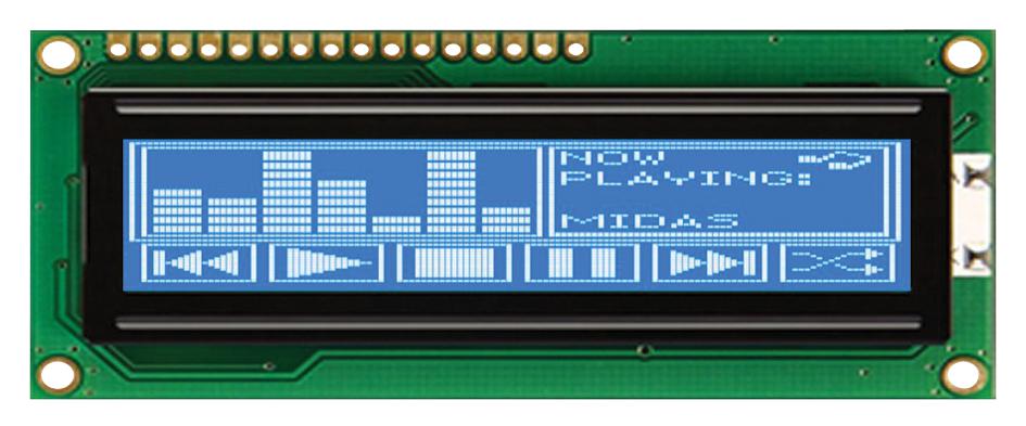 MIDAS DISPLAYS MC144032B6WC-BNMLW Pantallas LCD Gráficas