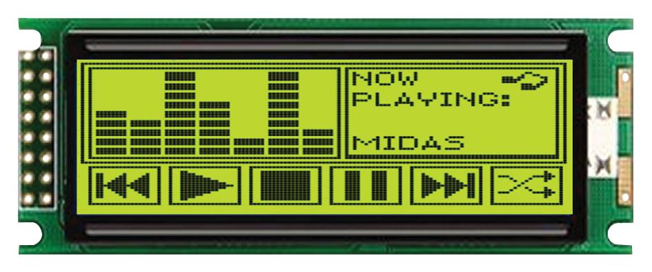 MIDAS DISPLAYS MC192032A6WC-SPTLY Pantallas LCD Gráficas