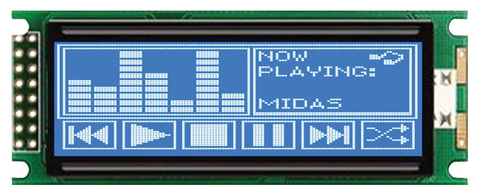 MIDAS DISPLAYS MC192032A6WC-BNMLW Pantallas LCD Gráficas